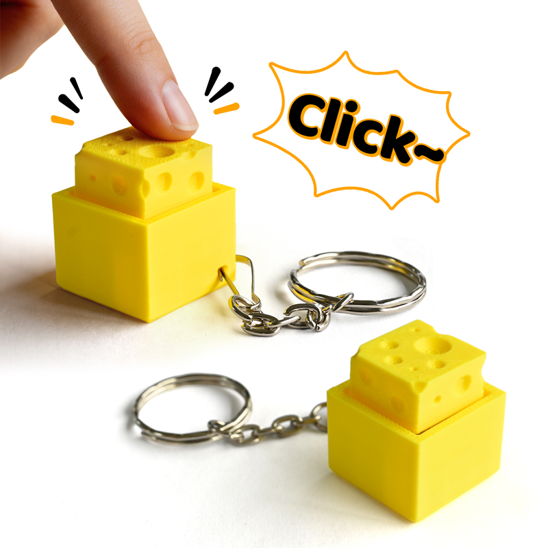 3D Printing Idea - Gantungan Kunci 3D Print Bentuk Tombol