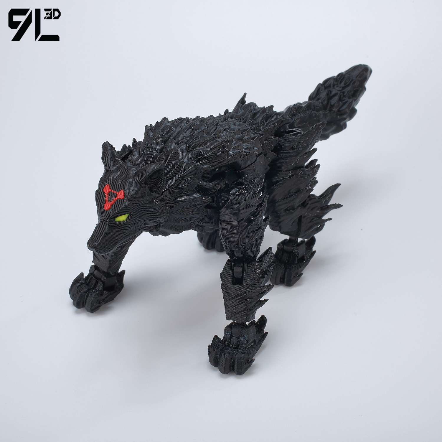 3D Printing Character - 9L3D Lucky13 Dummy13 Mainan Figur Aksi