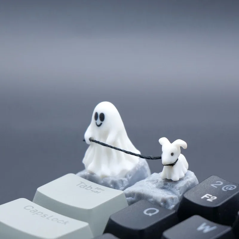 3D Printing Keycaps - Hantu anak anjing Resin Keycap kustom