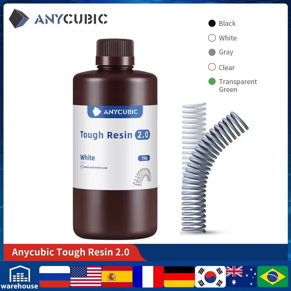 3D Printing House Machine - ANYCUBIC Resin kuat fleksibel, 2.0 Resin
