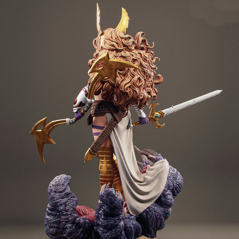 3D Printing Character - 2 Gaya Karakter Komik 6399 Angela