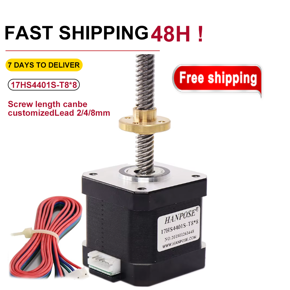 Lead Screw Stepper - Motor Stepper Sekrup NEMA17 1.7A 40N.CM