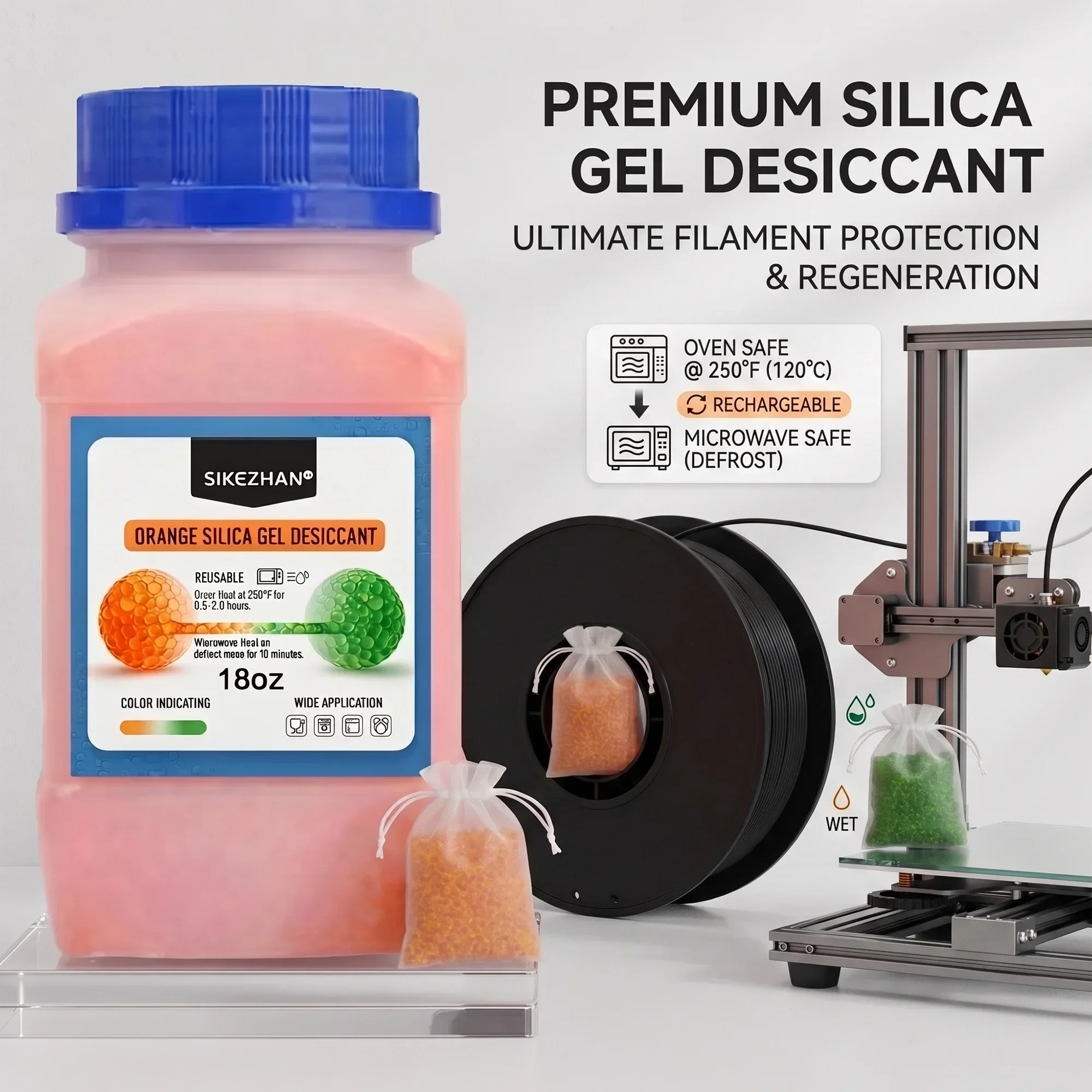 Penyerap Kelembapan Isi Ulang  - 3D Printing Deck Box ulasan dan harga