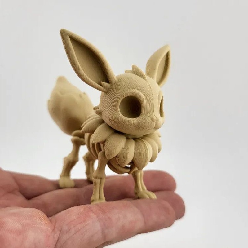 Model Tulang Fosil Pokémon Eev - 3D Printing Yourself ulasan dan harga
