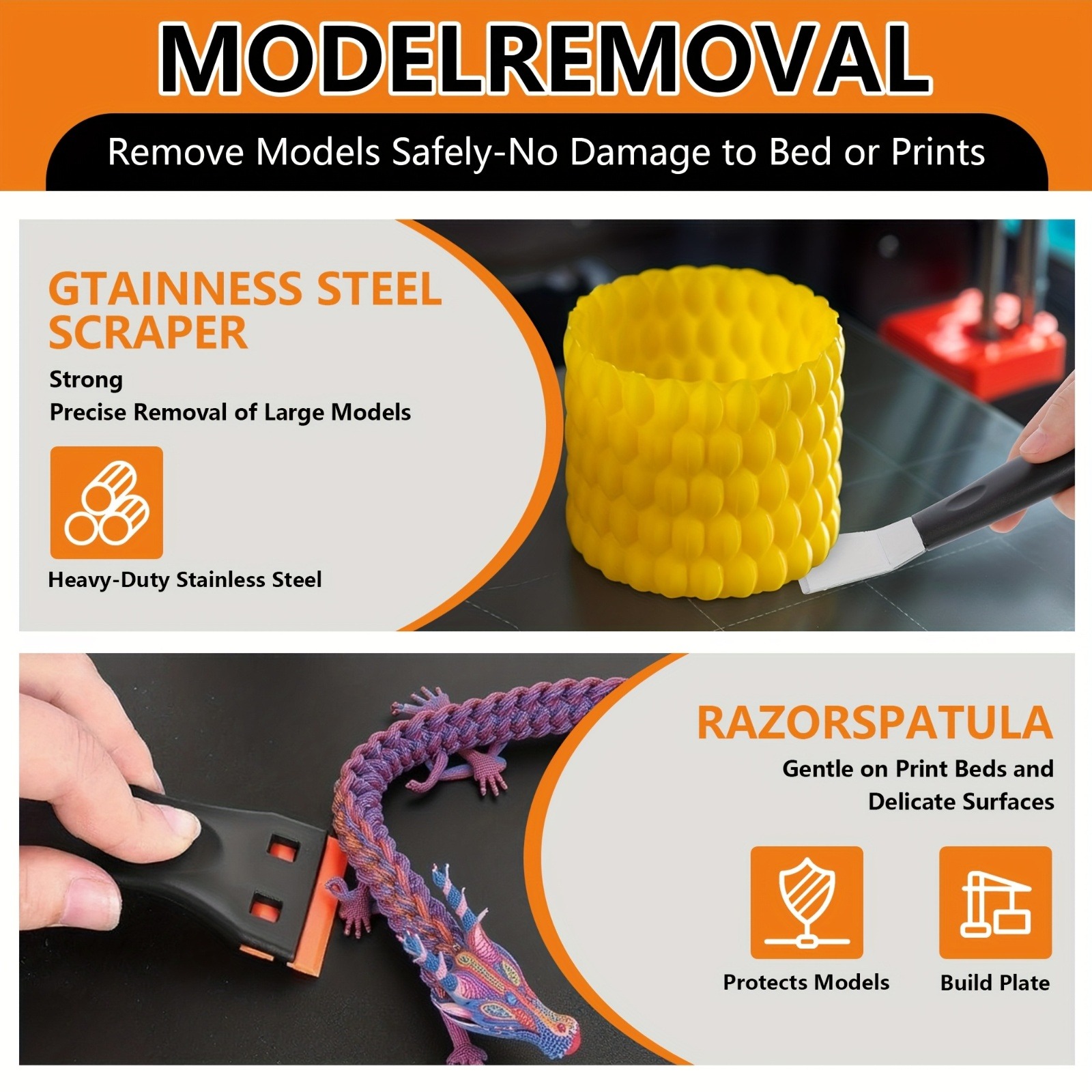 Kit Peralatan Printer 3D, 33 B - 3D Print Removal Tool ulasan dan harga
