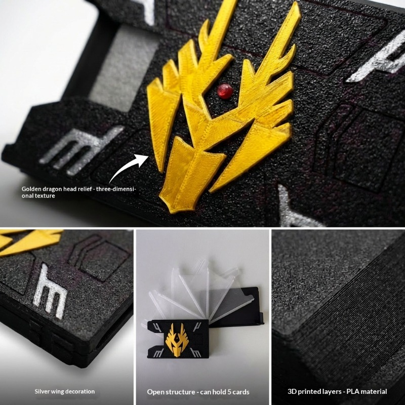 Kamen Rider Ryuki Tempat Kartu - 3D Printing For Dummies ulasan dan harga