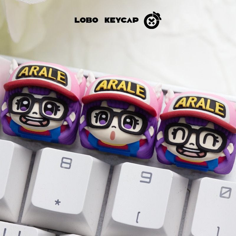 Dr. Slump Arale Norimaki Keyca - 3D Printing Keycaps ulasan dan harga