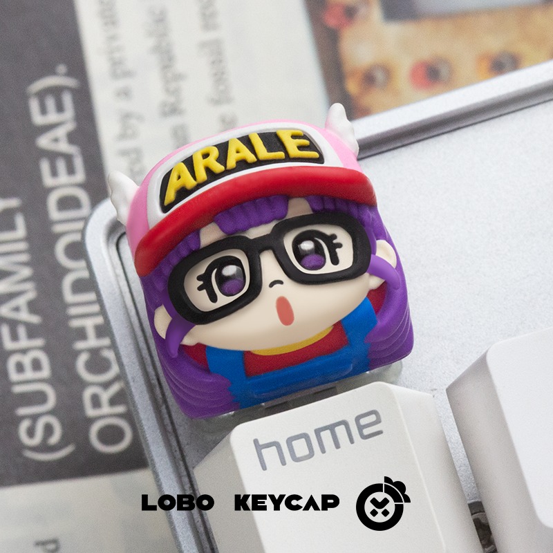 Dr. Slump Arale Norimaki Keyca - 3D Printing Keycaps ulasan dan harga