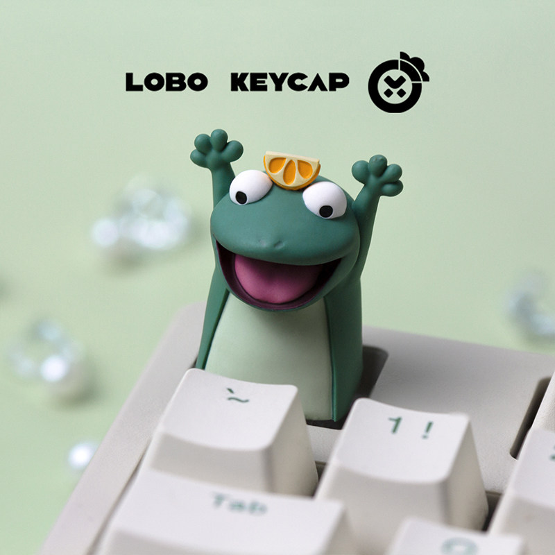 Lobo Keycap Lucu Kadal Anime F - 3D Printing Keycaps ulasan dan harga