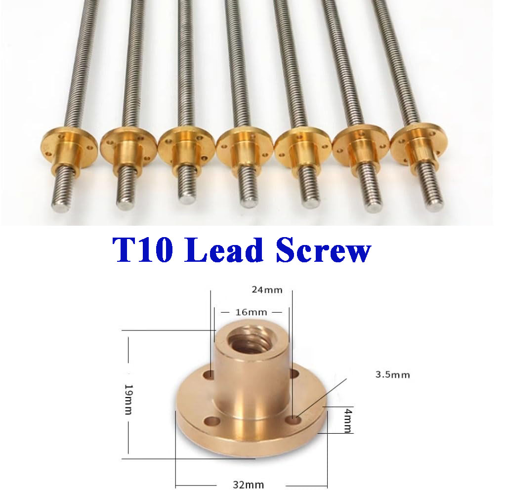 Sekrup Trapesium T10 Baja Taha - Lead Screw Stepper ulasan dan harga