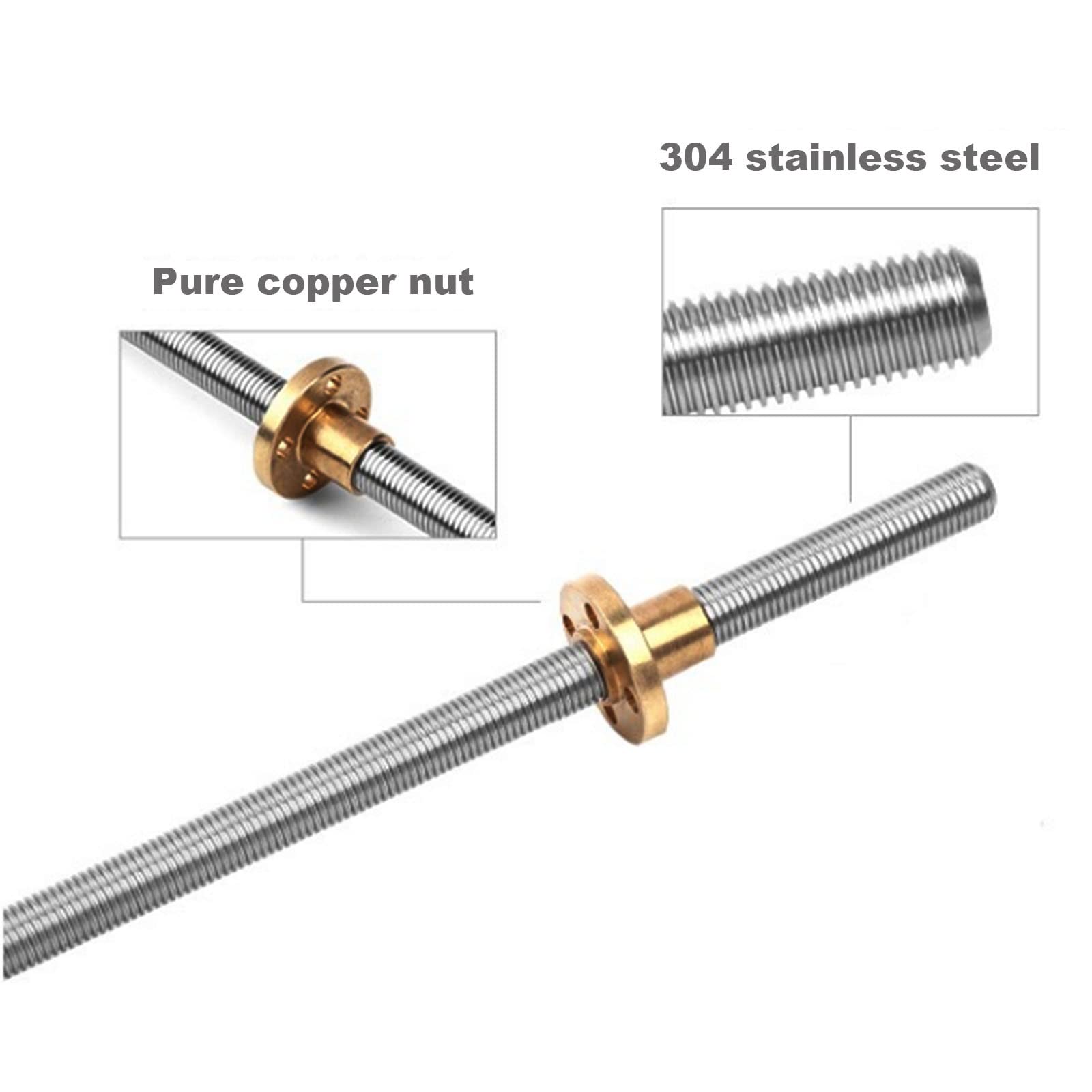 Sekrup Trapesium T10 Baja Taha - Lead Screw Stepper ulasan dan harga