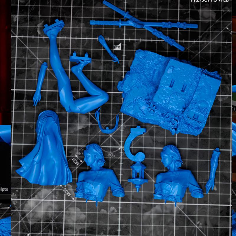 3 Gaya Karakter Permainan 6642 - 3D Printing Character ulasan dan harga