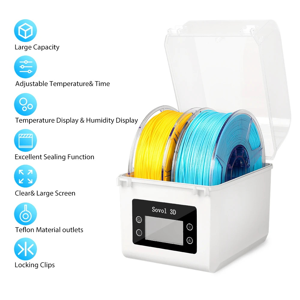 Sofol 2 Gulungan Filamen Dehid - 3D Printing Deck Box ulasan dan harga