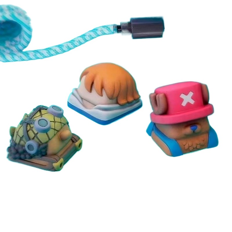 Keycap 3D One Piece Chopper Na - 3D Printing Keycaps ulasan dan harga