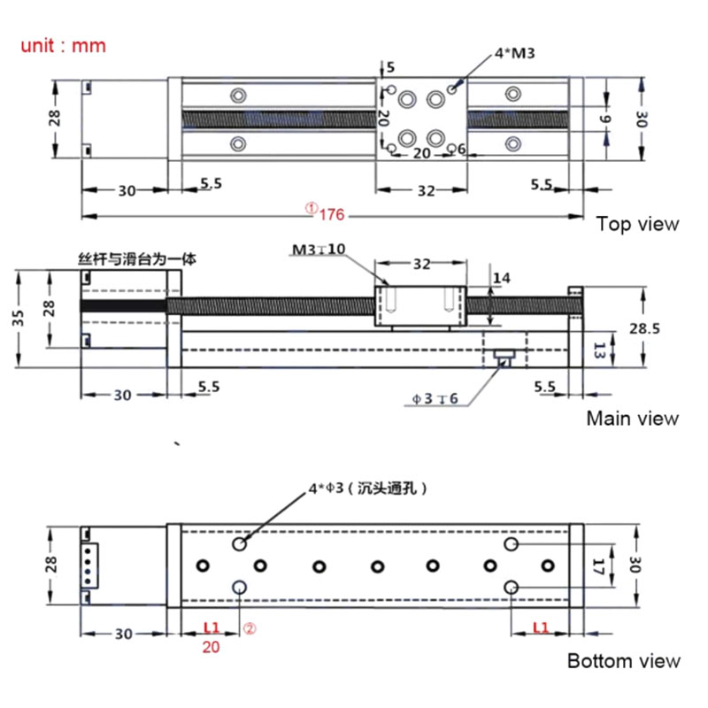 Motor Stepper NEMA11 Rel Linea - Lead Screw Stepper ulasan dan harga