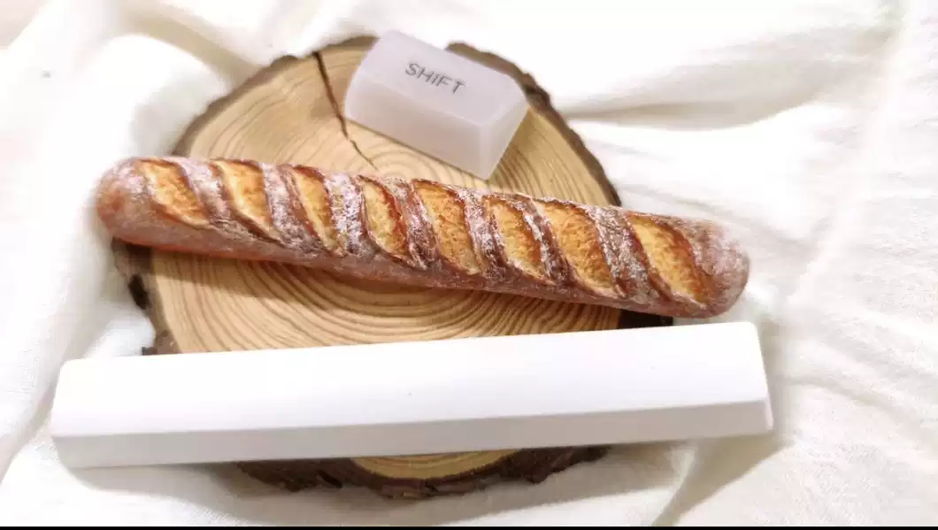 Baguette Food Artisan Spacebar - 3D Printing Keycaps ulasan dan harga