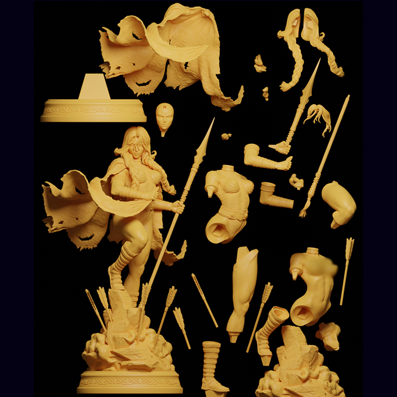 2 Model Karakter Game 6677 Val - 3D Printing Character ulasan dan harga