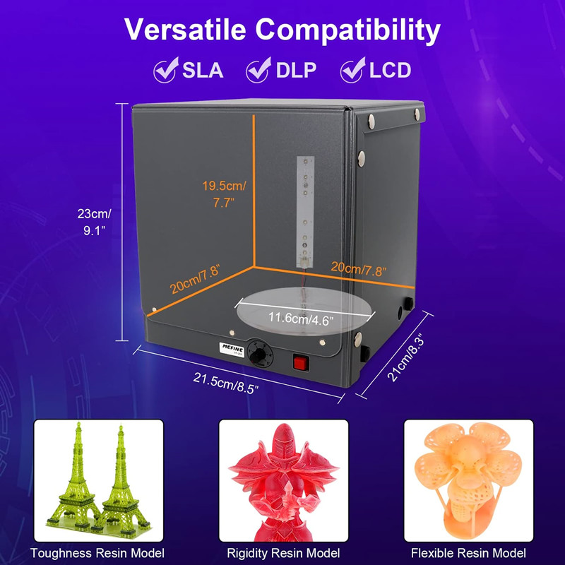 Kotak lampu Curing Resin UV 3D - 3D Printing Deck Box ulasan dan harga