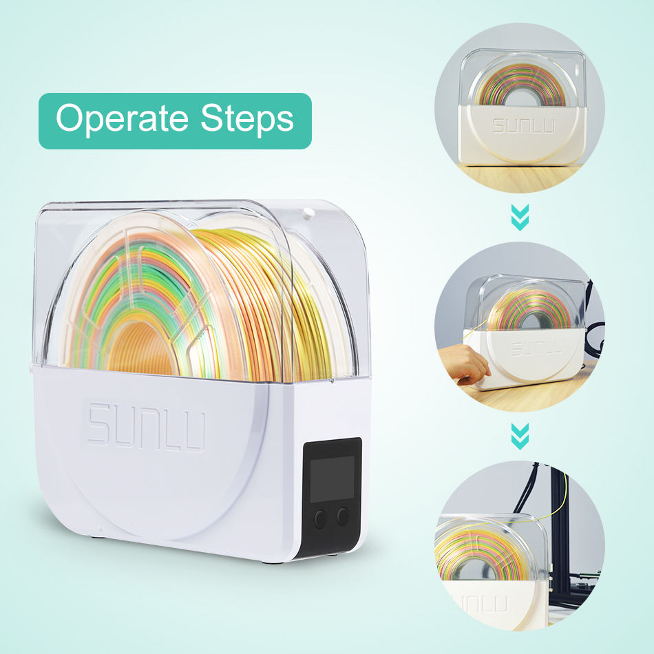 SUNLU pengering filamen S1 Plu - 3D Printing Deck Box ulasan dan harga