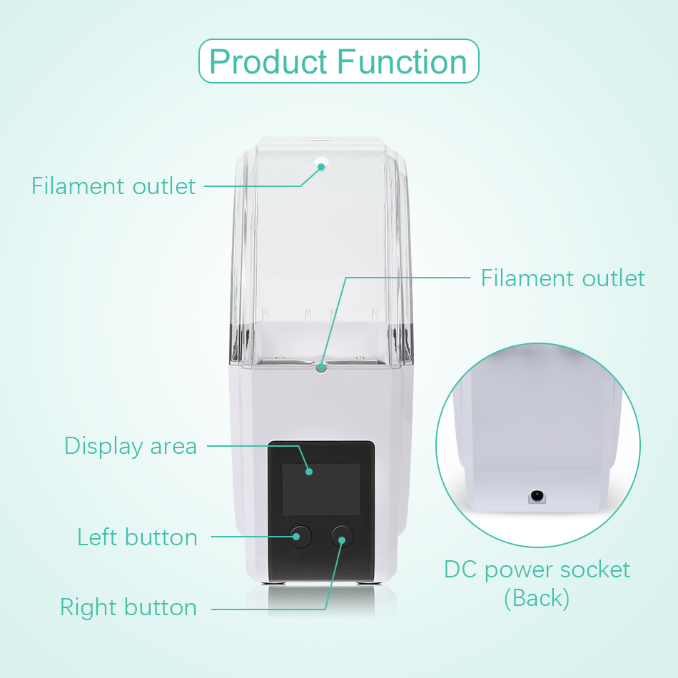SUNLU pengering filamen S1 Plu - 3D Printing Deck Box ulasan dan harga