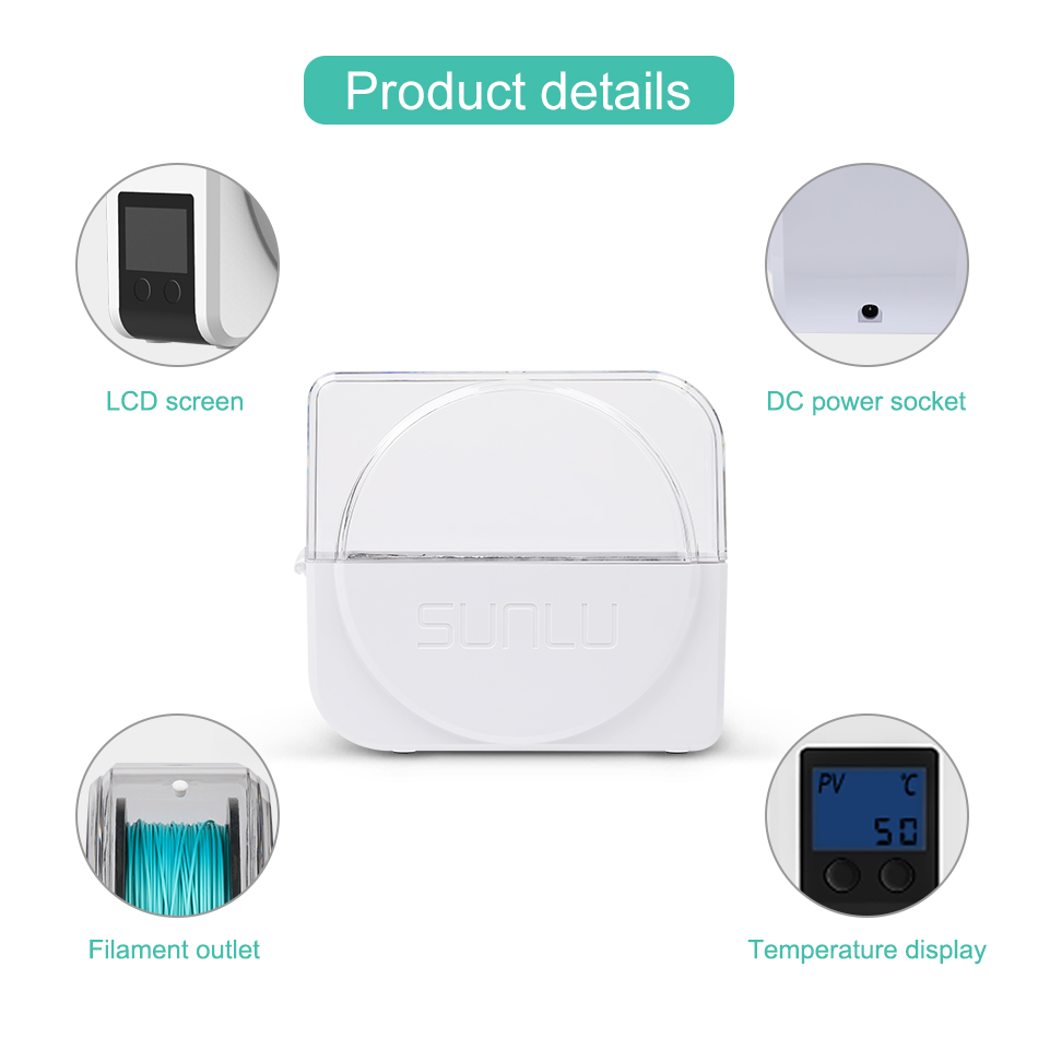 SUNLU pengering filamen S1 Plu - 3D Printing Deck Box ulasan dan harga